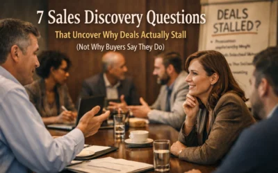 7 Sales Discovery Questions That Uncover Why Deals Actually Stall (Not Why Buyers Say They Do)
