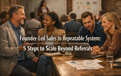 Founder-Led Sales to Repeatable System: 5 Steps to Scale Beyond Referrals
